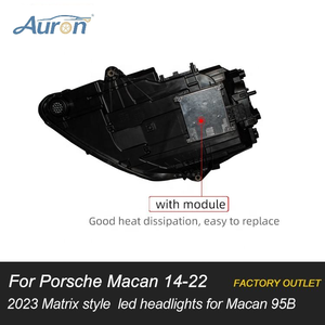 Auron โคมไฟหัวบีมสี่ดวงแปลงแบบเก่าเป็นใหม่12V 6000K 36W 6000 LM LED CSP สำหรับ Macan 2014-2022 retrofit/อัพเกรด - Product Image 3