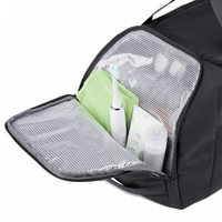 Sac de sport et de voyage imperméable personnalisé avec logo, compartiment à chaussures, pour yoga, fitness, entraînement, gym, et activités de plein air