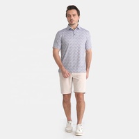 Camisetas de Golf de Poliéster y Spandex de Alto Rendimiento, Personalizadas OEM, de Secado Rápido, para Hombre