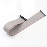 Câble plat IDC femelle YZCONN personnalisé professionnel à 10 broches, 145 mm, faisceau de câbles