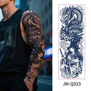 Produttore di Tatuaggi Semipermanenti Personalizzati per Braccio Intero OEM ODM Tatuaggi a Base di Erbe Duraturi per 2 Settimane Vendita all'Ingrosso - Product Image 2