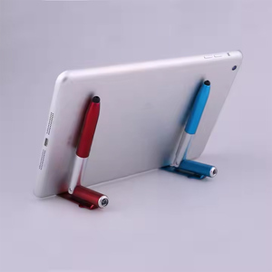Multifunctional <b>Foldable</b> Phone Stand with LED Light and Pen Adjustable Viewing Angle for <b>Desk</b> Office Use - Product Image 4