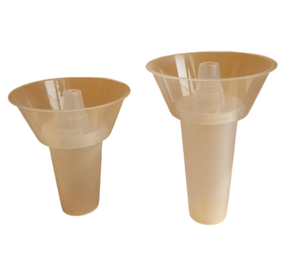 Оптовая продажа, высококачественные пластиковые чашки 2 в 1 для закусок и фруктов, различные размеры, доступные с образцом - Product Image 1