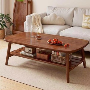 طاولة قهوة خشبية عصرية وصديقة للبيئة للمنزل، بسيطة وأنيقة للشقق الصغيرة أو غرف النوم - Product Image 5