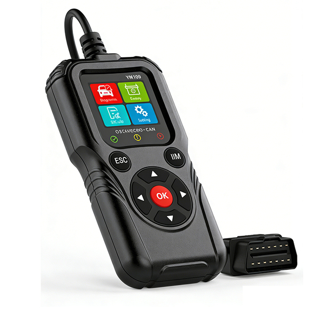 New YM109 OBD II Diagnostic Scanner Universal Car Code Reader EOBD Scan Tool Multi-Language Battery Check Function