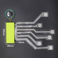 Modul Suara membran 6 tombol kustom Sensor sentuh interaktif untuk musik & cerita anak-anak speaker pabrik dijual oleh pabrik