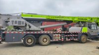 Grue mobile hydraulique sur camion Zoomlion de marque supérieure, 25 tonnes, moteur Weichai, hauteur de levage 42 m, modèle 2020, en stock