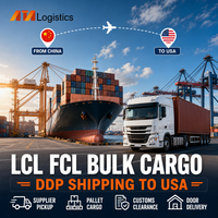 Transitaire maritime DDP le moins cher, agent d'expédition porte-à-porte, préparation pour entrepôt Amazon FBA, dédouanement Chine-USA