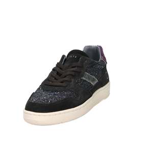D.A.T.E. Sneakers Donna W431-C2-GL-BK Nero Glitter Upper Chunky Sole Chaussures de mode pour femmes - Product Image 2