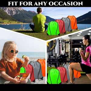 Mochila de Viaje para Fitness, Personalizable, para Hombre y Mujer, Reciclada, Ecológica, con Cordón, de Marca - Product Image 5