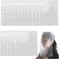 Masque facial hygiénique en tissu non tissé pour cabine d'essayage, protection maquillage, vente en gros Corée Japon