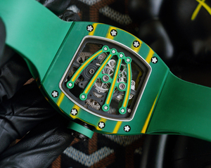 Montre squelette de luxe sport haut de gamme à remontage manuel avec tourbillon, design ergonomique - Product Image 5