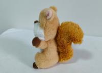 Animaux en peluche personnalisés OEM de haute qualité jouets poupées mascotte en peluche sur mesure mignon écureuil en peluche jouet