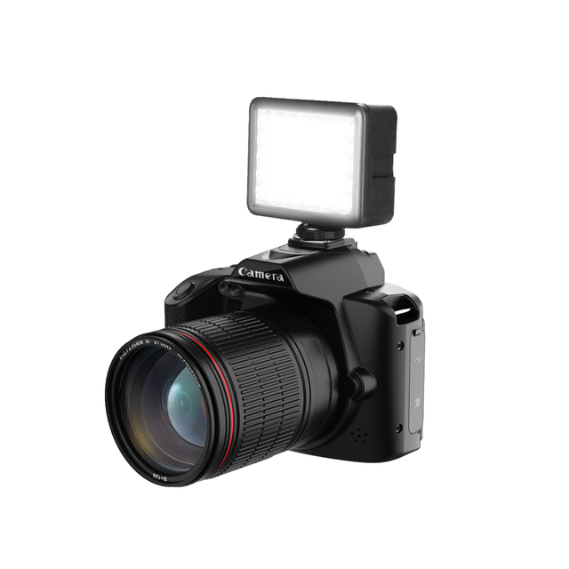 Retro D5 DSLR Instant Camera Professional HD Video&Photo 4K LED Light SD Card Waterproof Shockproof 7.1x-16x Optical Digital