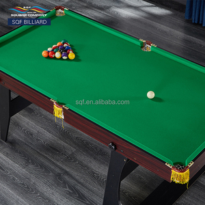 Table de <span class=keywords><strong>billard</strong></span> et de snooker <span class=keywords><strong>pliable</strong></span> de luxe S.Q.F 1,83 m (6 pieds) 3-en-1 portable avec plateau en MDF et ardoise pour jeux intérieurs et extérieurs - Product Image 5