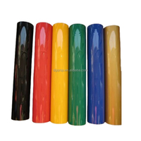 Rollos de vinilo de transferencia de calor de material reflectante Htv negro para transferencia Premium de ropa