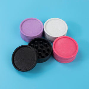 RTS Beyoulabs Eco-friendly 55mm 2layers Plant Fibre <b>Grinder</b> Full Biodegradable Multi-color Dry Tobacco <b>Grinders</b> - Product Image 5