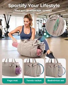 กระเป๋ากีฬาแบบสบาย ๆ น้ำหนักเบา กันน้ำ สำหรับผู้ชาย ผู้หญิง ออกกำลังกายกลางแจ้ง ท่องเที่ยว - Product Image 4