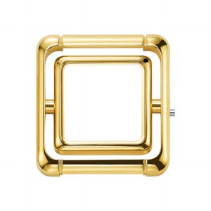 Conjunto de gemas a medida, acero inoxidable 316L redondo, revestido con oro de 18 quilates, hecho en Suiza, lujo, biseles de reloj personalizables, ingeniería de precisión - Product Image 3