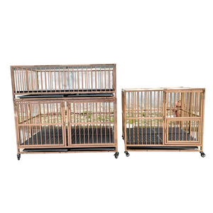Stainless Steel Collapsible <strong>Cage</strong> Dog Customizable Pet Kennel <strong>Cages</strong> Carriers Dogs - Product Image 1