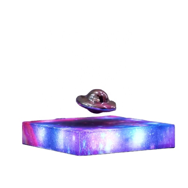 Magnetic Levitating LED Light HCNT Floating UFO Mini Heart Small Night Creative Wireless Induction Touch Control Home Decoration