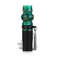 Embouts buccaux de chicha haut de gamme en silicone laqué, réutilisables, écologiques, pour mini-narguilé et cigarettes de voyage