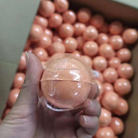 Bombe de bain moussante pour pédicure avec logo personnalisé, 60 pièces/boîte, sel de bain pour pédicure biologique, spa pour les pieds