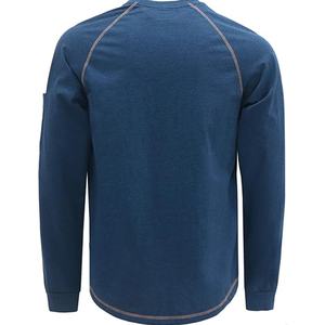 FRコットンニットCAT2難燃性作業服プルオーバーTshirt 6OZ春ファッション安全シャツ - Product Image 2