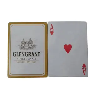 Promotion Packing Non-Woven Fabric Waterproof Art Paper Playing Cards with Offset Printing and Varnishing Finish