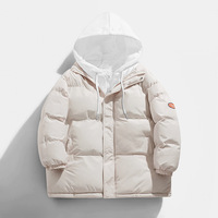 Grandes Ventes : Doudoune Chaude d'Hiver pour Homme, Vêtement Utilitaires avec Capuche à Doublure Amovible Personnalisable