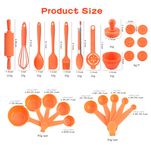 Ensemble de pâtisserie <span class=keywords><strong>pour</strong></span> enfants de 46 pièces avec tablier, boîte de rangement, outils en silicone de qualité alimentaire <span class=keywords><strong>pour</strong></span> les tout-petits, cuisine d'imitation, meilleur cadeau <span class=keywords><strong>pour</strong></span> les petits chefs - Product Image 3
