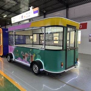 ขายตรงจากโรงงาน รถขายอาหารเคลื่อนที่ทันสมัย ปรับแต่งสีได้โดยไม่เสียค่าใช้จ่ายเพิ่มเติม รถพ่วงขายอาหารไฟฟ้า คุ้มค่าคุ้มราคา - Product Image 2
