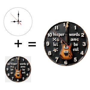 Round Wooden <b>Wall</b> <b>Clock</b> 25x25cm Silent <b>Non</b> <b>Ticking</b> Decorative For Home Indoor Decoration - Product Image 6