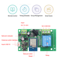 Module intelligent Tuya USB 7-32V 1 canal Jog Inching Auto-verrouillage WIFI Interrupteur intelligent sans fil pour la maison Contrôle à distance Fonctionne avec Alexa