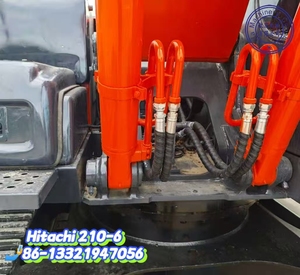 Excavatrice hydraulique Hitachi ZX210 d'occasion d'origine japonaise ZX120/130/200 35 tonnes Moteur Isuzu 202KW 1000 heures Pompe haute performance - Product Image 5