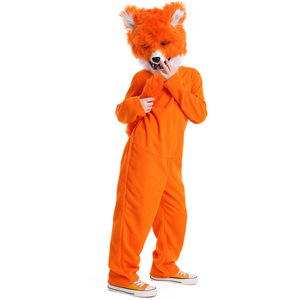 Costumes d'Halloween Mignon Petit Renard Animal Fourrure Costume Festival Scène Jouer Performance Vêtements - Product Image 5