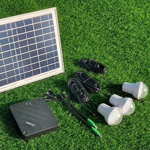 Mini Generador Solar Portátil CFE de 12V y 10W con Batería de Litio, Sistema de Energía Solar con Radio y Bombillas LED para Iluminación del Hogar - Product Image 2