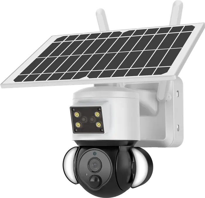 4G 3MP solare CCTV 4G telecamera di sicurezza senza fili di rilevamento del movimento allarmante sorveglianza Audio visione notturna telecamera solare