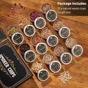 ComboJoy - Juego de Regalo de 12 Sabores de Virutas de Madera para Ahumar Cócteles <span class=keywords><strong>con</strong></span> <span class=keywords><strong>Canela</strong></span>, Granos de Clavo, Cáscara de Naranja y Pistola de Humo para <span class=keywords><strong>Whisky</strong></span>/Bourbon/Bebidas - Product Image 2