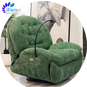 Foshan moderno personalizzato europeo a dondolo girevole trapuntato in pelle naturale sedia reclinabile sedia reclinabile india sedia reclinabile elettrica - Product Image 6