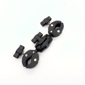 Soporte de garra de cangrejo de doble cabezal con clip fuerte para cámaras de acción GoPro/Insta360, para palo selfie y para motociclismo - Product Image 5