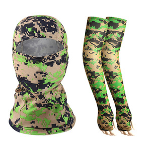 Manchons de protection solaire en soie glacée pour le cyclisme, masque facial anti-UV, équipement de sport d'été unisexe - Product Image 5