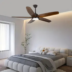 Quạt trần ventiador 2024 hot sản phẩm bán chạy luxure fan trần dc tiết kiệm năng lượng gỗ quạt trần với ánh sáng