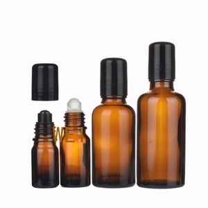 Nhà cung cấp 5ml 10ml <span class=keywords><strong>15ml</strong></span> 30ml 50ml hổ phách chai thủy tinh cuộn trên rỗng nước hoa tinh dầu chai nhà sản xuất/bán buôn - Product Image 5