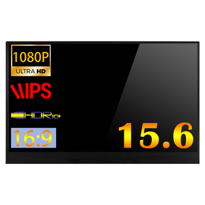 Pantalla LCD IPS Full HD de 15,6 pulgadas, Monitor portátil, función HDR, nuevo PC, altavoz incorporado negro, juego ultrafino, precio competitivo - Product Image 2