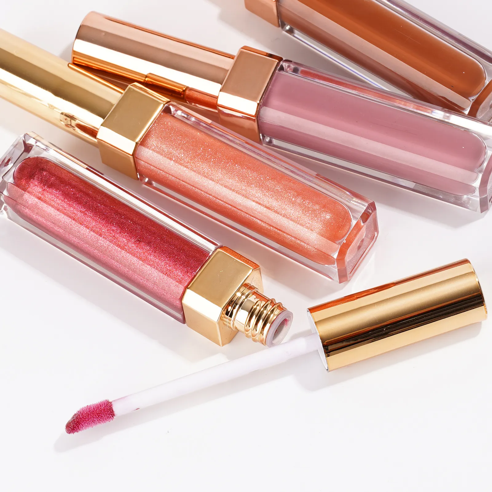 Shiny Waterproof Lipgloss , Most Popular Natural Moisturizer Waterproof Velvet Lip Gloss