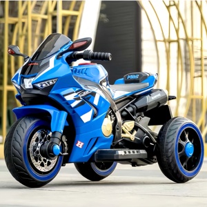 Motocicletta Elettrica per Bambini, Triciclo Ricaricabile per Ragazzi e Ragazze, Auto <span class=keywords><strong>Giocattolo</strong></span> con Seduta per Bambini, Telecomando, Doppia Trazione, Batteria - Product Image 3