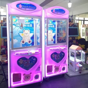 Máquina <span class=keywords><strong>de</strong></span> Juegos <span class=keywords><strong>de</strong></span> Grú<span class=keywords><strong>a</strong></span> con Monedas LIFUN, Juguete <span class=keywords><strong>de</strong></span> Peluche con Pegatinas <span class=keywords><strong>de</strong></span> Estrella <span class=keywords><strong>de</strong></span> la Suerte, Máquina Expendedora <span class=keywords><strong>de</strong></span> Premios Comercial - Product Image 2