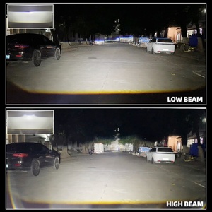 LK82S Faros Delanteros Bi-LED de Doble Luz de Alta Calidad, Proyector de Lente Cuadrada, Bombillas de Luz Antiniebla, Sistema de Iluminación Automotriz Mejorado - Product Image 6