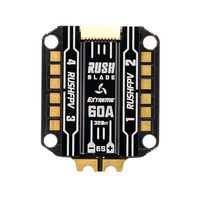 AD RUSHFPV RUSH BLADE V2 Stack F722 Contrôleur de vol analogique numérique Extreme 60A 128K BLHELI32 ESC 4-en-1 pour drone FPV